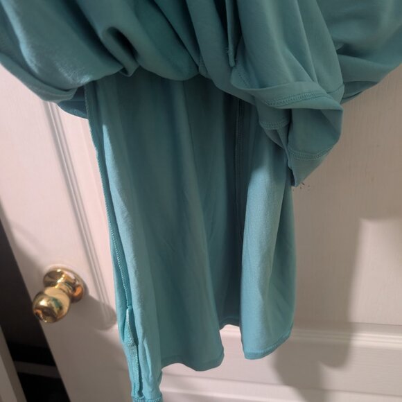 NEW! Athleta | Santorini Cinch Dress In Turquoise (M-Tall) - Picture 7 of 12